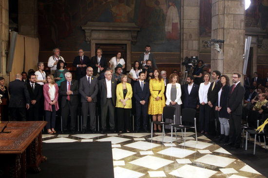 The new Catalan government members during their inaugurations on June 2, 2018 (by Marc Rovira)